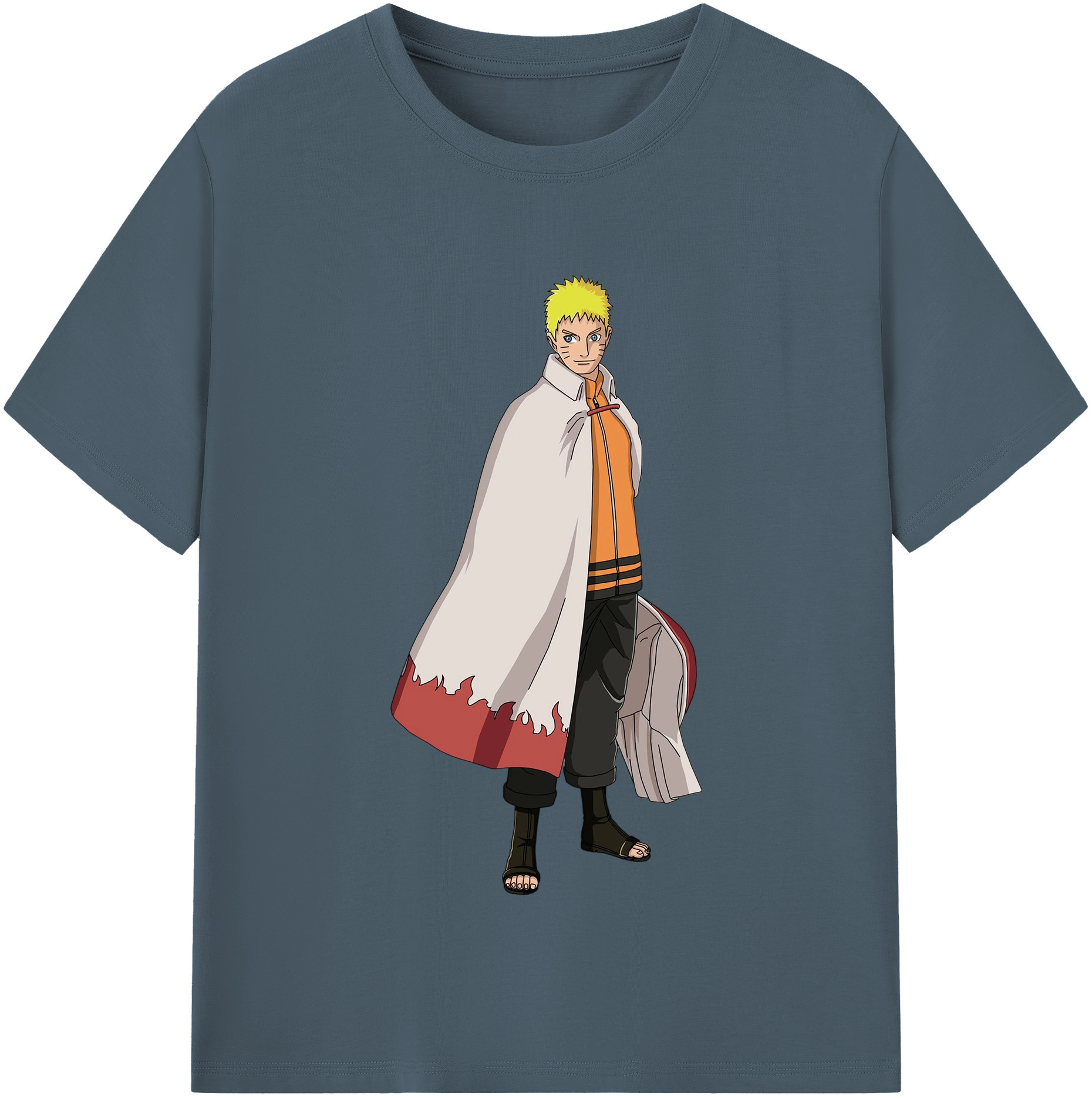 （画像用） NARUTO -ナルト- うずまき ナルト Uzumaki Naruto 綿100％半袖Tシャツ（フロントプリント）